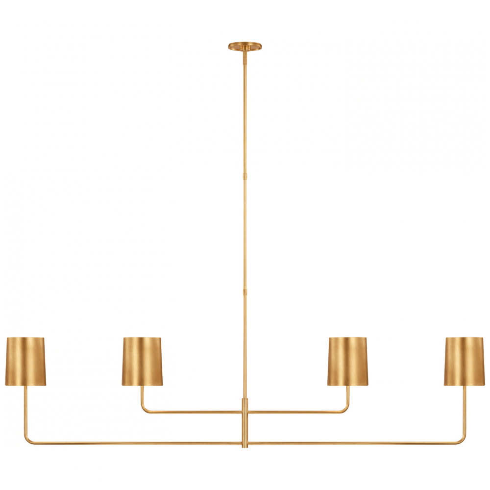 Go Lightly 70&#34; Four Light Linear Chandelier