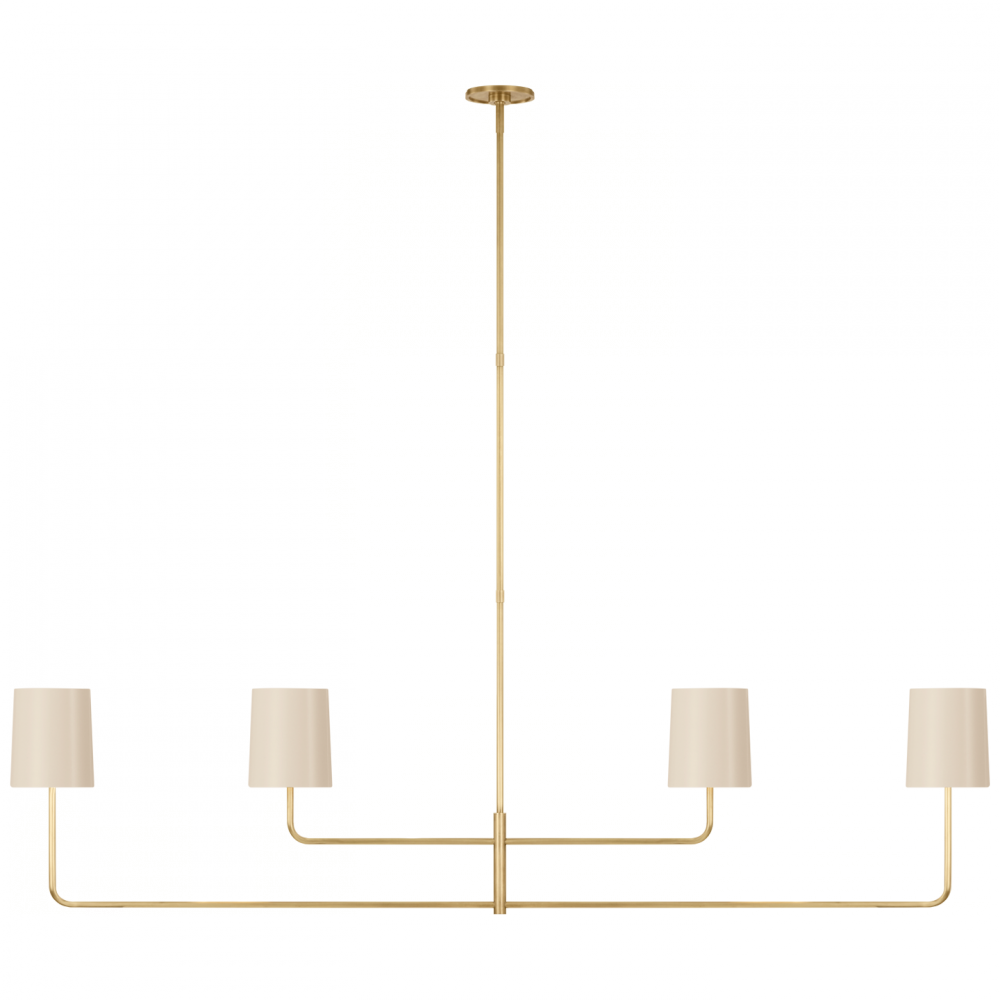 Go Lightly 70&#34; Four Light Linear Chandelier