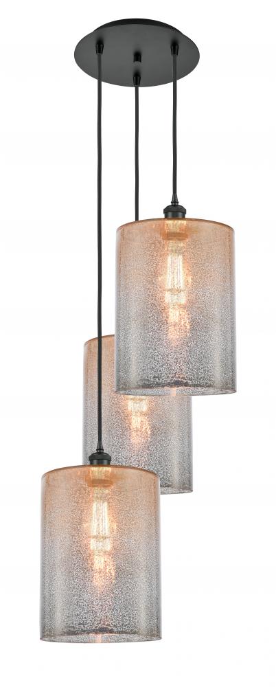 Cobbleskill - 3 Light - 16 inch - Matte Black - Cord Hung - Multi Pendant