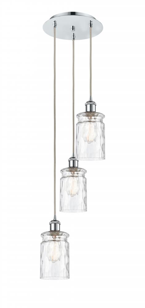 Candor - 3 Light - 11 inch - Polished Chrome - Cord Hung - Multi Pendant