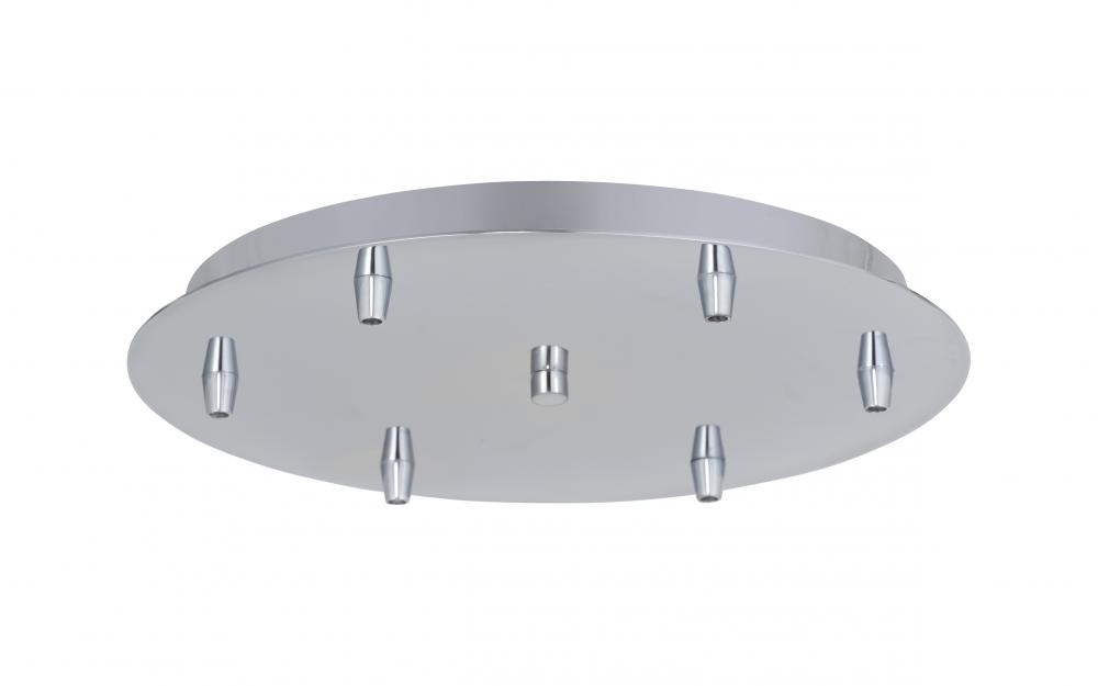 6 Light Round Multi Port Canopy