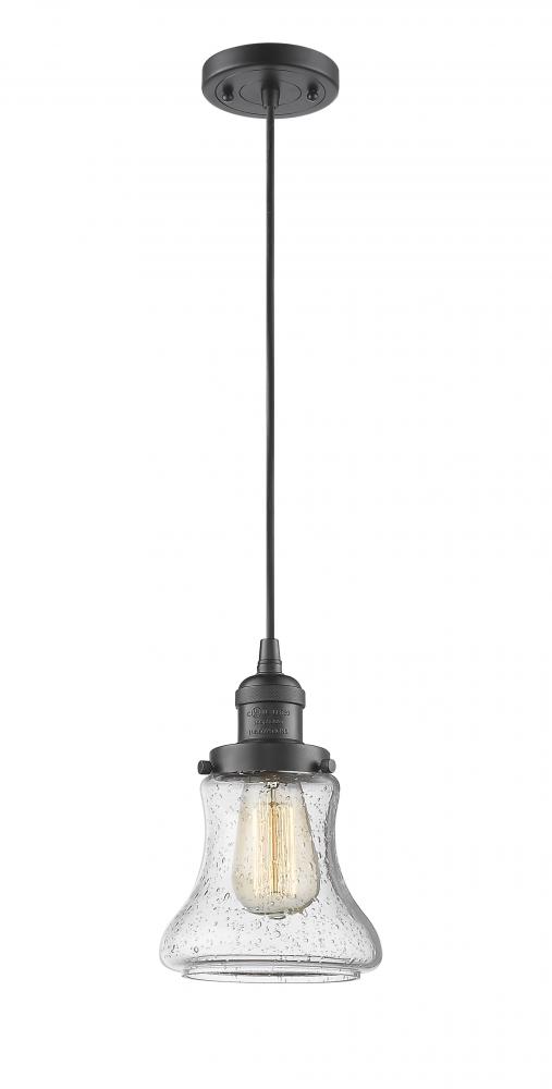 Bellmont - 1 Light - 6 inch - Oil Rubbed Bronze - Cord hung - Mini Pendant