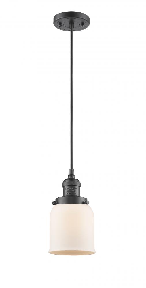 Bell - 1 Light - 5 inch - Oil Rubbed Bronze - Cord hung - Mini Pendant