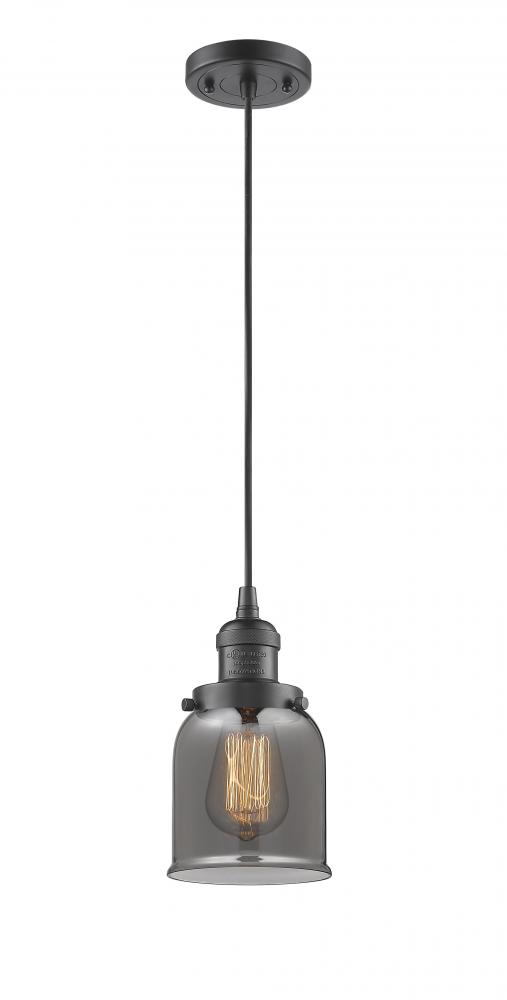 Bell - 1 Light - 5 inch - Oil Rubbed Bronze - Cord hung - Mini Pendant