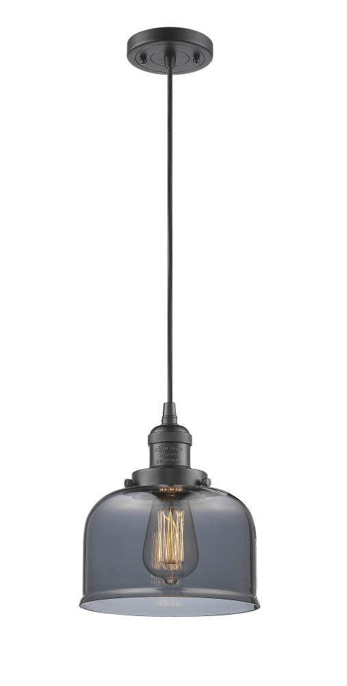 Bell - 1 Light - 8 inch - Oil Rubbed Bronze - Cord hung - Mini Pendant