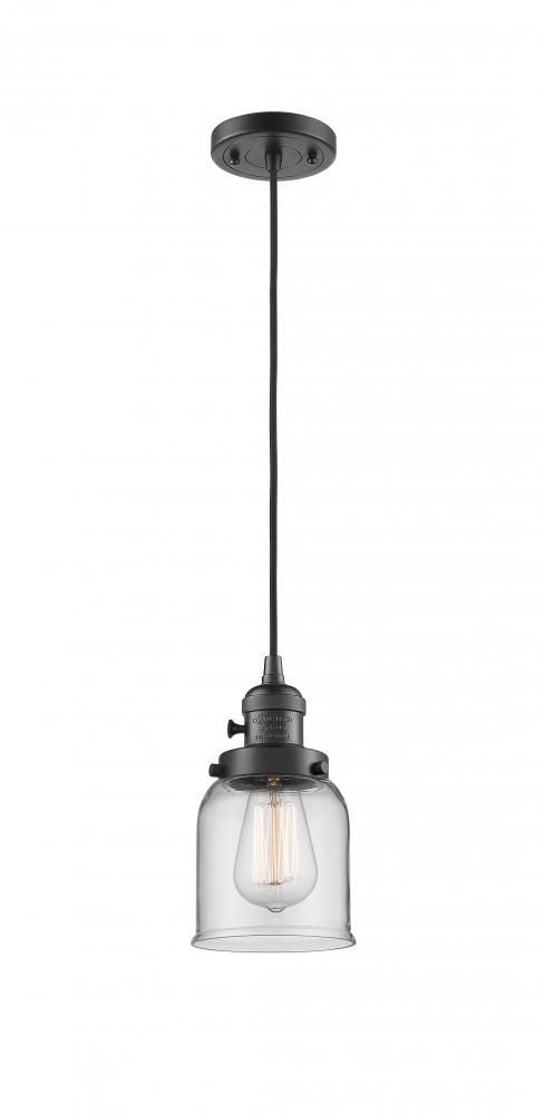 Bell - 1 Light - 5 inch - Oil Rubbed Bronze - Cord hung - Mini Pendant