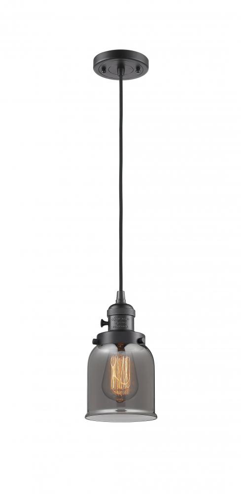 Bell - 1 Light - 5 inch - Oil Rubbed Bronze - Cord hung - Mini Pendant