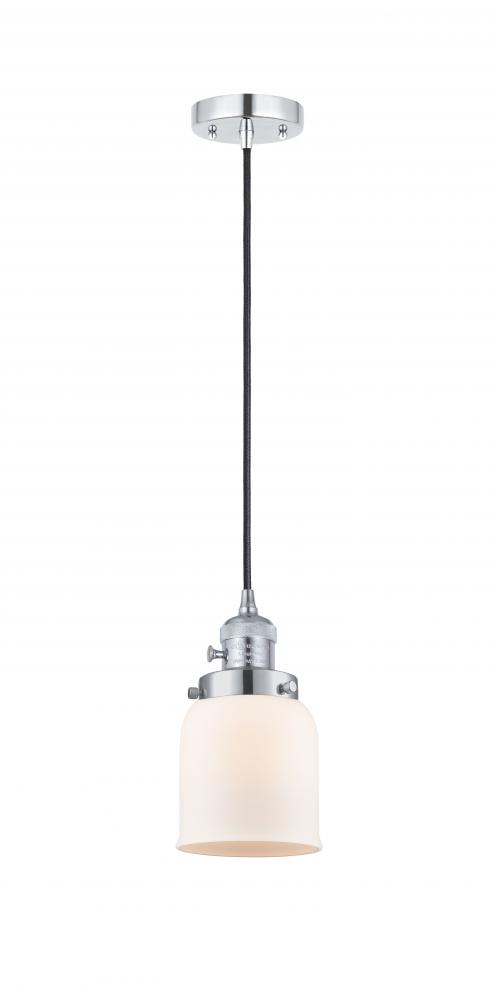 Bell - 1 Light - 5 inch - Polished Chrome - Cord hung - Mini Pendant