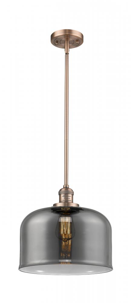 Bell - 1 Light - 12 inch - Antique Copper - Stem Hung - Mini Pendant