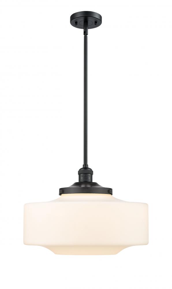 Bridgeton - 1 Light - 16 inch - Matte Black - Stem Hung - Mini Pendant