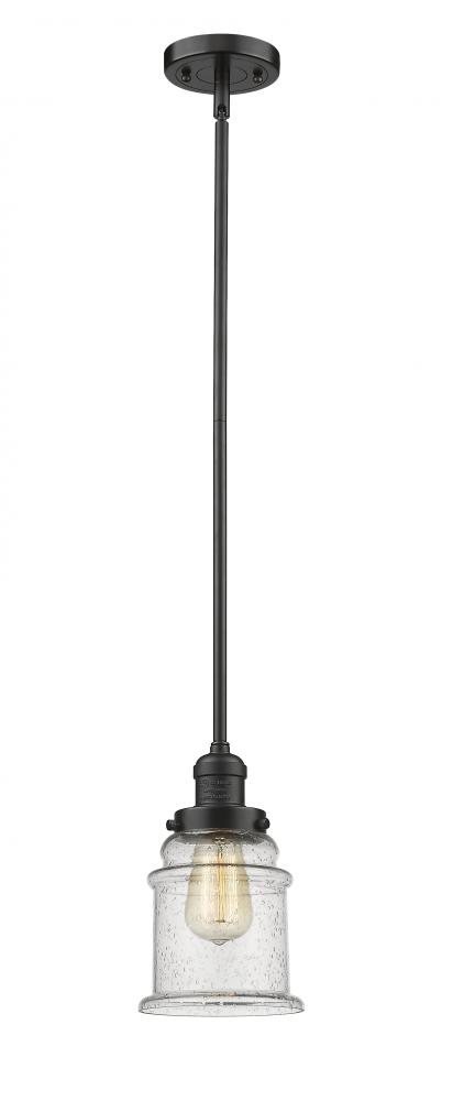 Canton - 1 Light - 7 inch - Oil Rubbed Bronze - Stem Hung - Mini Pendant