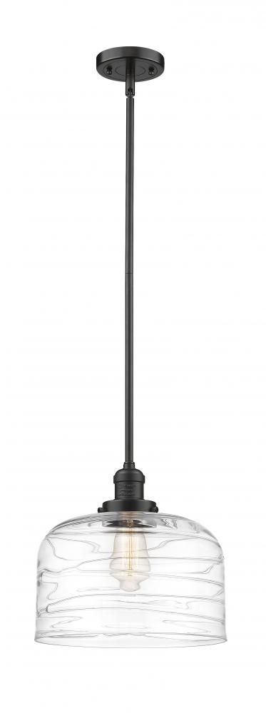 Bell - 1 Light - 12 inch - Oil Rubbed Bronze - Stem Hung - Mini Pendant