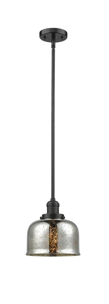 Bell - 1 Light - 8 inch - Oil Rubbed Bronze - Stem Hung - Mini Pendant