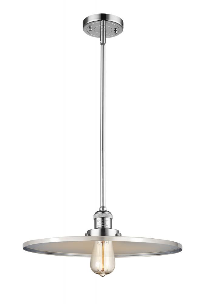 Appalachian - 1 Light - 16 inch - Polished Chrome - Stem Hung - Mini Pendant