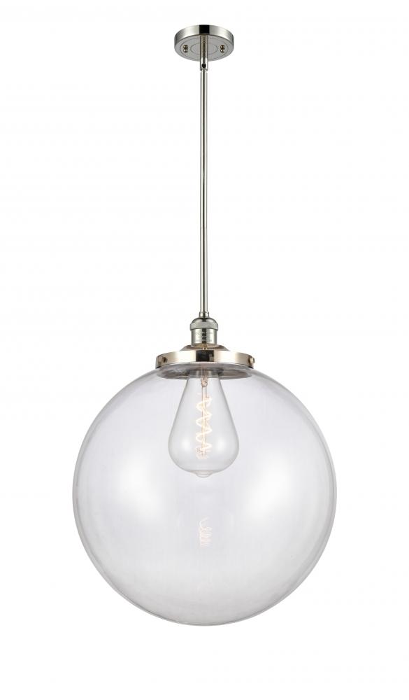 Beacon - 1 Light - 18 inch - Polished Nickel - Stem Hung - Pendant