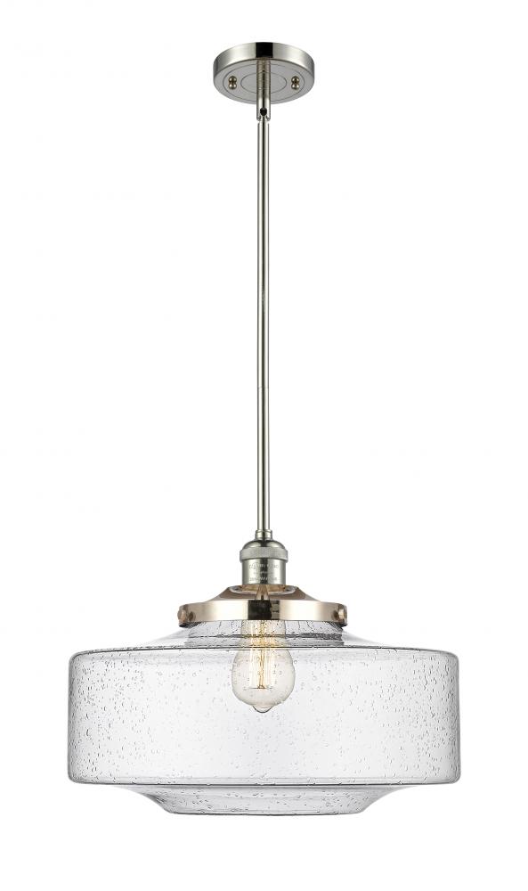 Bridgeton - 1 Light - 16 inch - Polished Nickel - Stem Hung - Mini Pendant