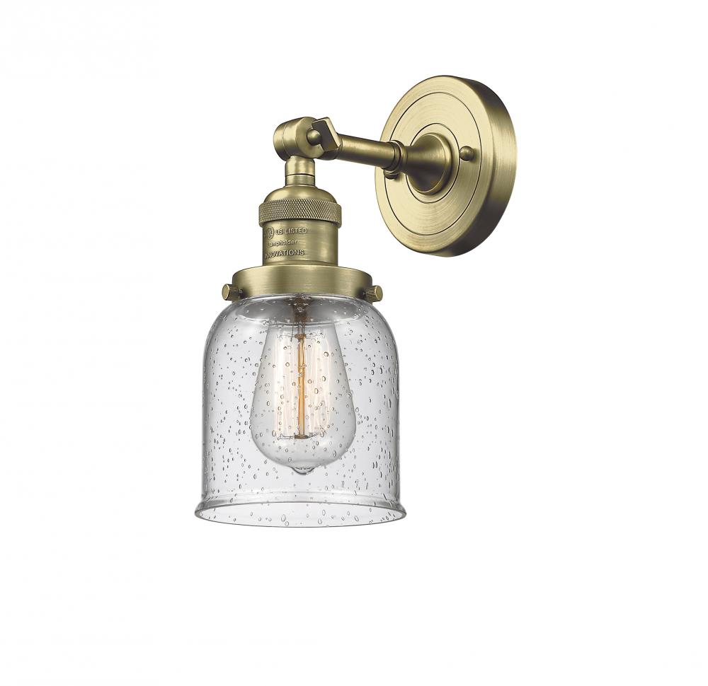 Bell - 1 Light - 5 inch - Antique Brass - Sconce