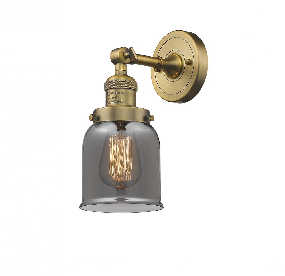 Bell - 1 Light - 5 inch - Brushed Brass - Sconce