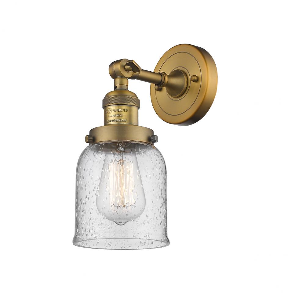 Bell - 1 Light - 5 inch - Brushed Brass - Sconce