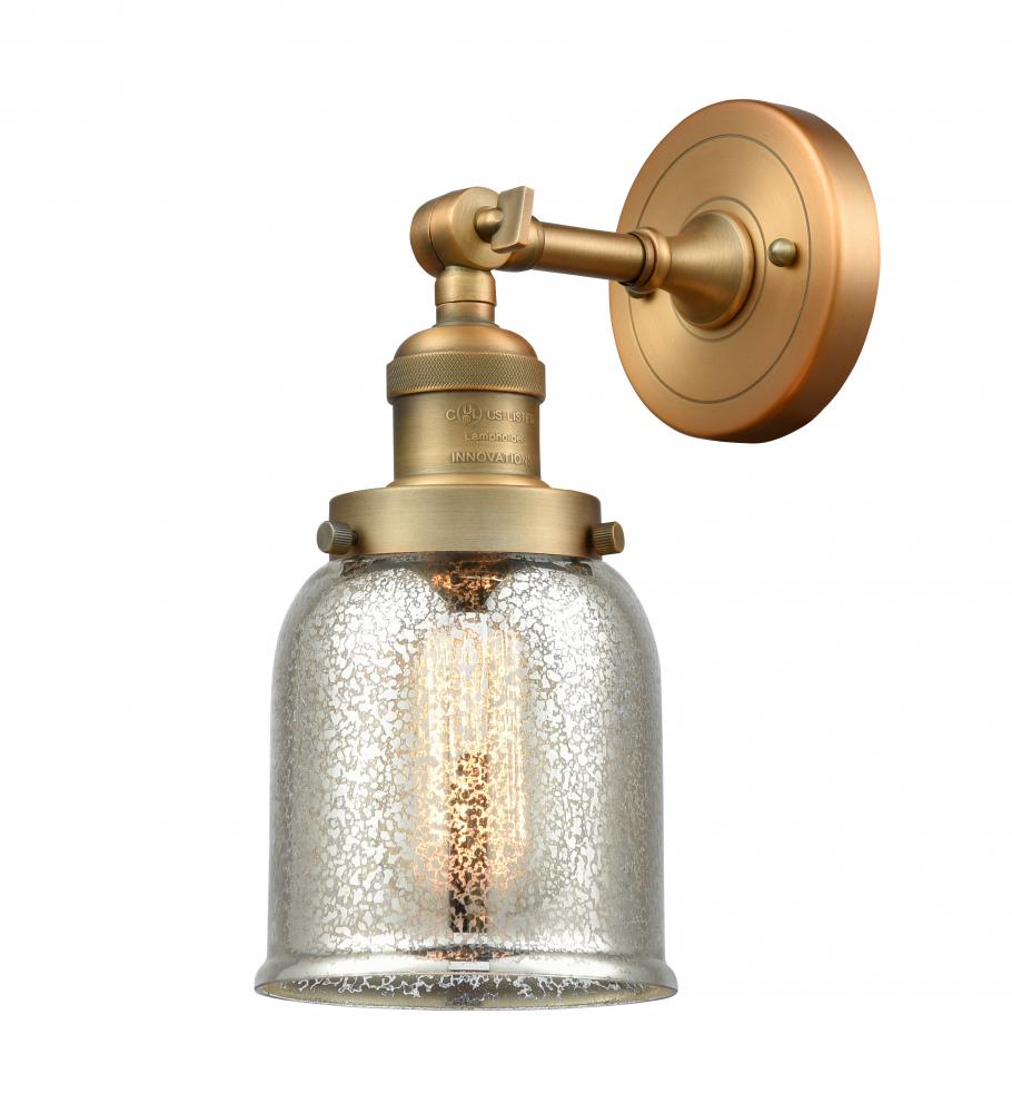 Bell - 1 Light - 5 inch - Brushed Brass - Sconce