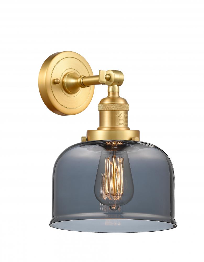 Bell - 1 Light - 8 inch - Satin Gold - Sconce