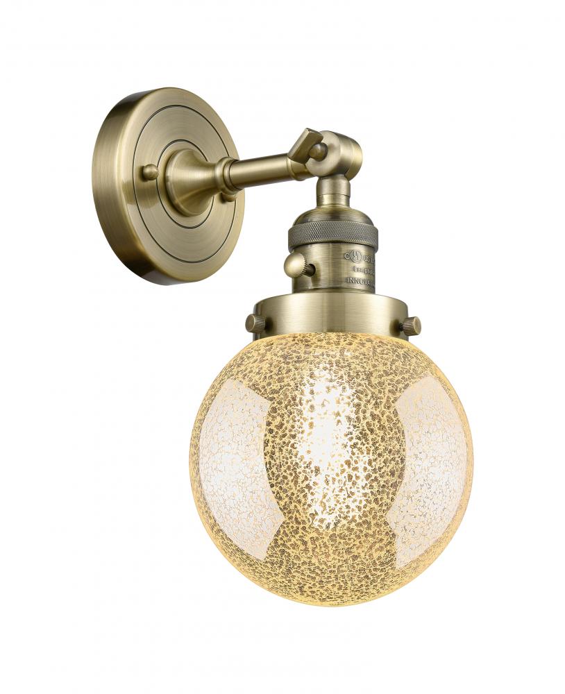 Beacon - 1 Light - 6 inch - Antique Brass - Sconce