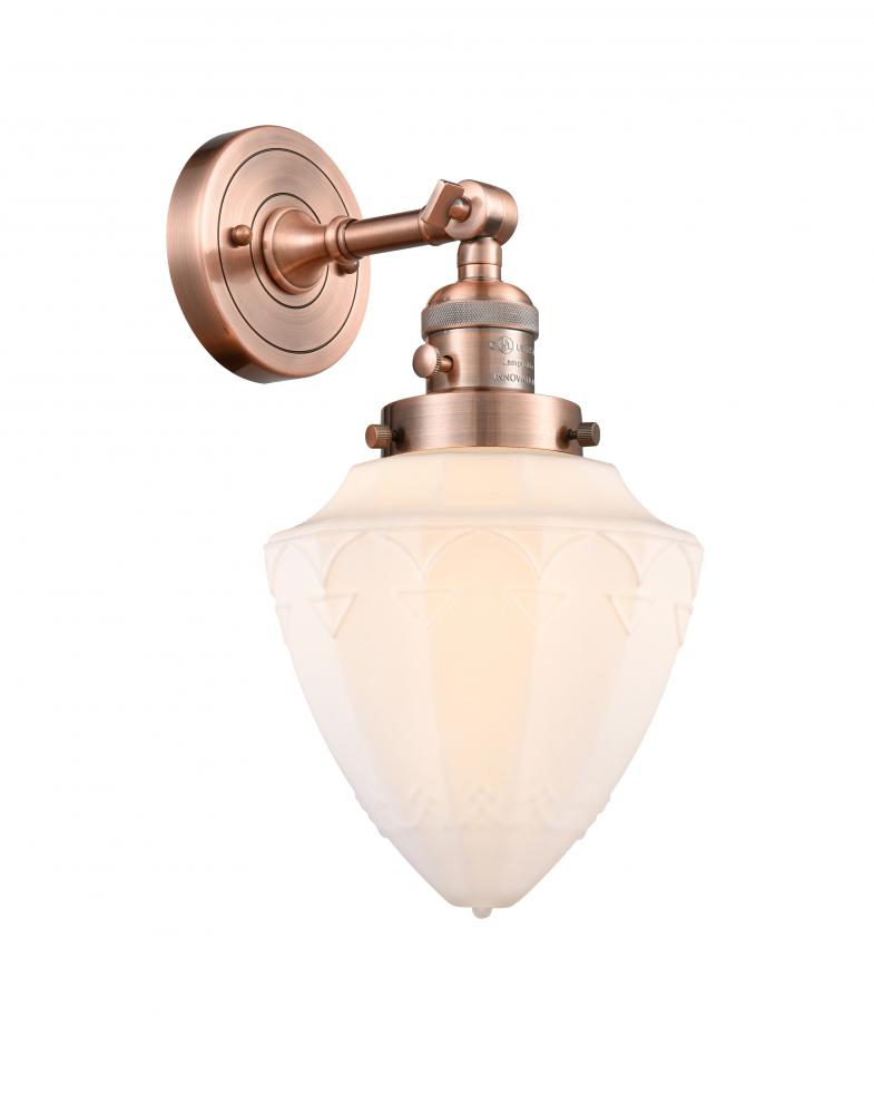 Bullet - 1 Light - 7 inch - Antique Copper - Sconce