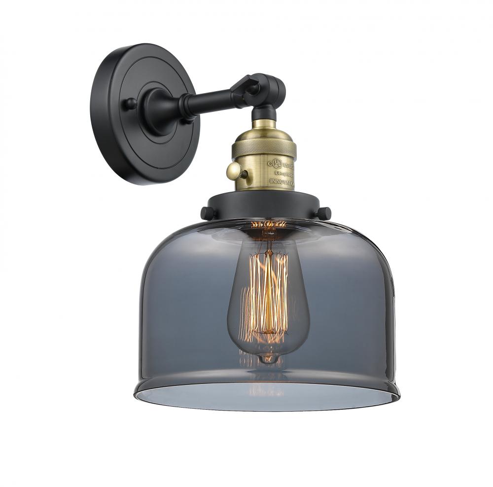 Bell - 1 Light - 8 inch - Black Antique Brass - Sconce