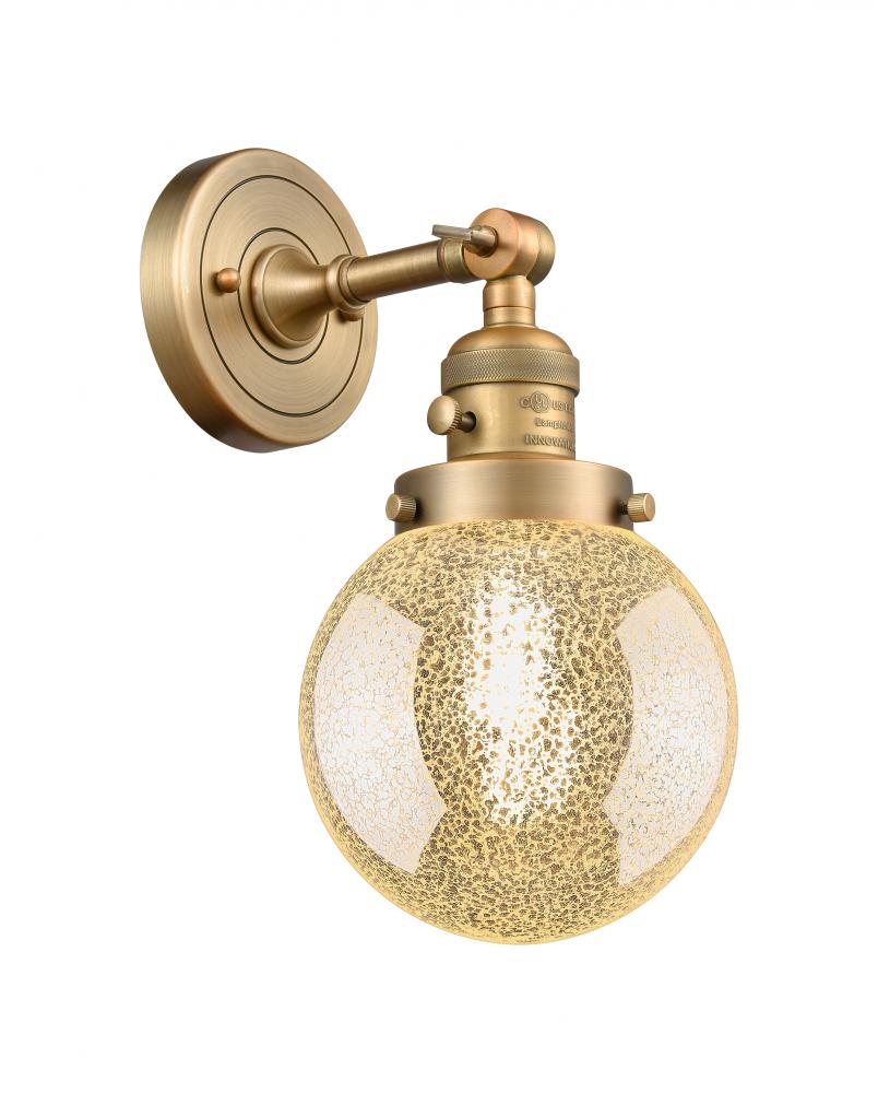 Beacon - 1 Light - 6 inch - Brushed Brass - Sconce