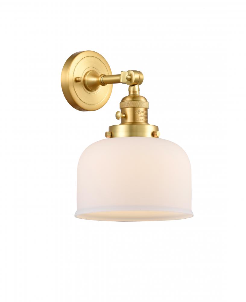 Bell - 1 Light - 8 inch - Satin Gold - Sconce