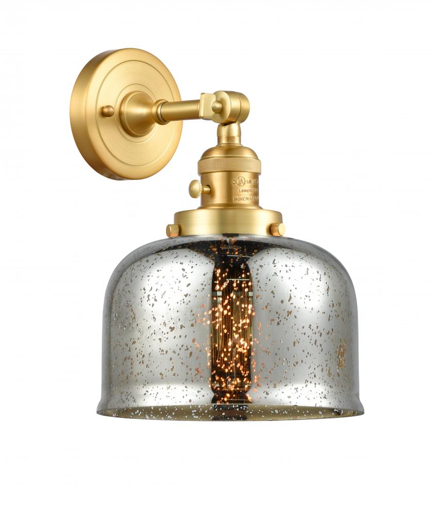 Bell - 1 Light - 8 inch - Satin Gold - Sconce