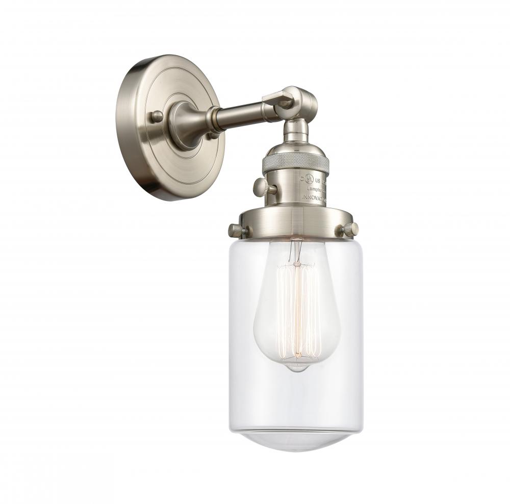 Dover - 1 Light - 5 inch - Brushed Satin Nickel - Sconce