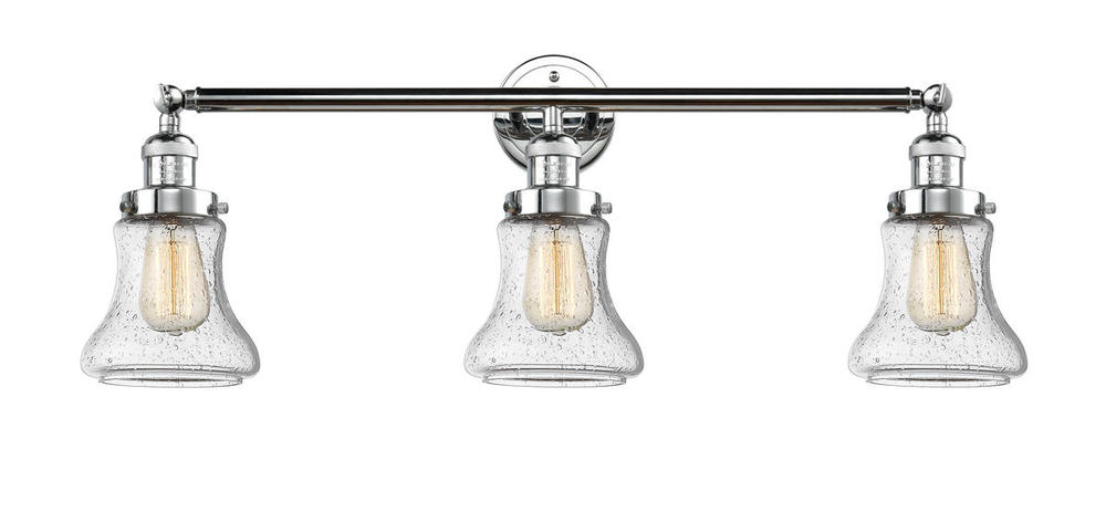 Bellmont - 3 Light - 30 inch - Polished Chrome - Bath Vanity Light