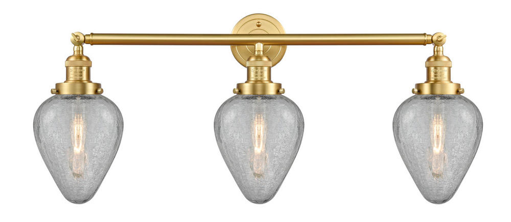 Geneseo - 3 Light - 32 inch - Satin Gold - Bath Vanity Light