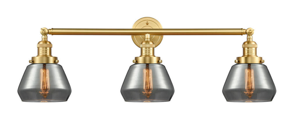 Fulton - 3 Light - 30 inch - Satin Gold - Bath Vanity Light