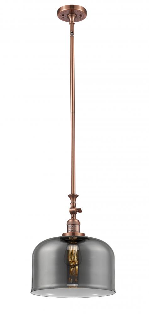 Bell - 1 Light - 12 inch - Antique Copper - Stem Hung - Mini Pendant