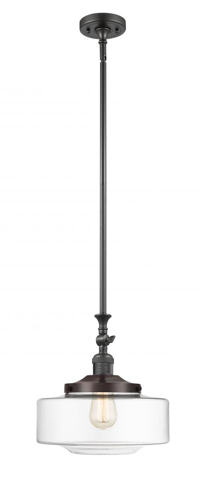 Bridgeton - 1 Light - 12 inch - Oil Rubbed Bronze - Stem Hung - Mini Pendant