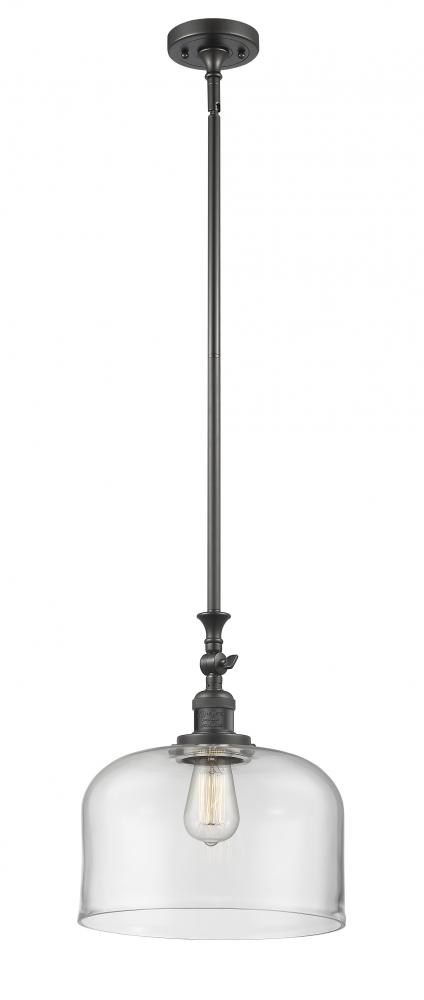 Bell - 1 Light - 12 inch - Oil Rubbed Bronze - Stem Hung - Mini Pendant