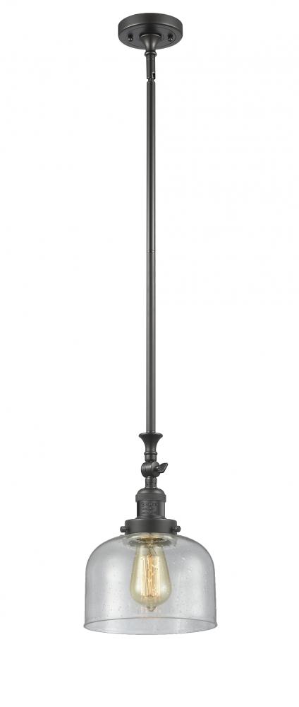 Bell - 1 Light - 8 inch - Oil Rubbed Bronze - Stem Hung - Mini Pendant