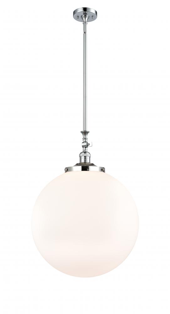 Beacon - 1 Light - 12 inch - Polished Chrome - Stem Hung - Mini Pendant