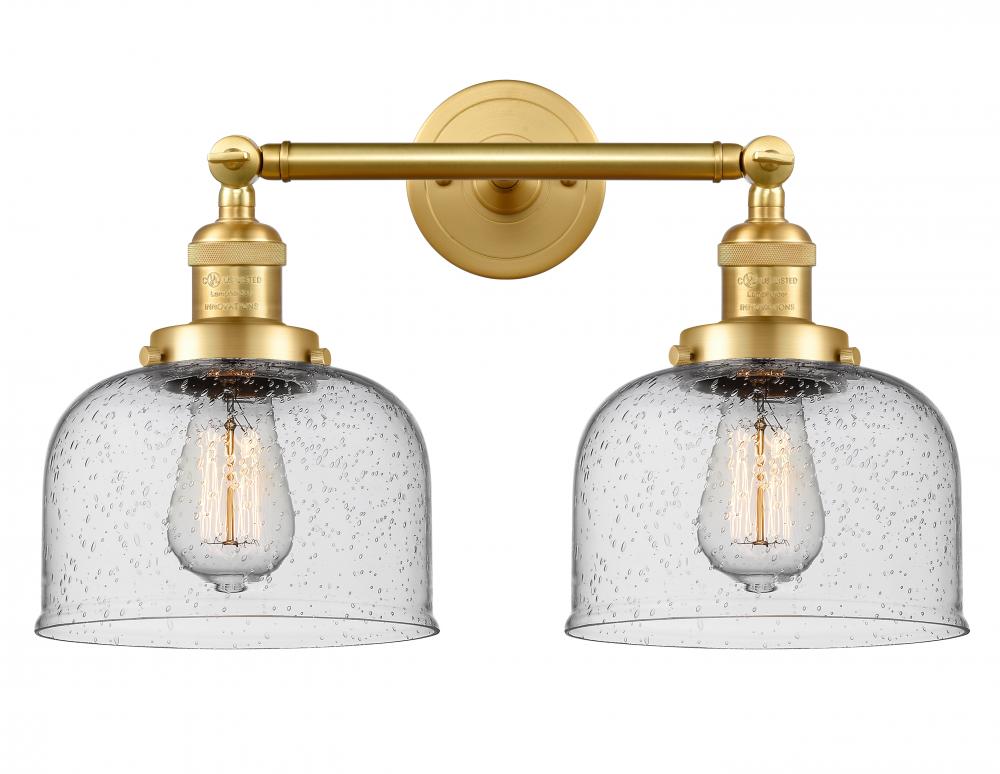 Bell - 2 Light - 19 inch - Satin Gold - Bath Vanity Light