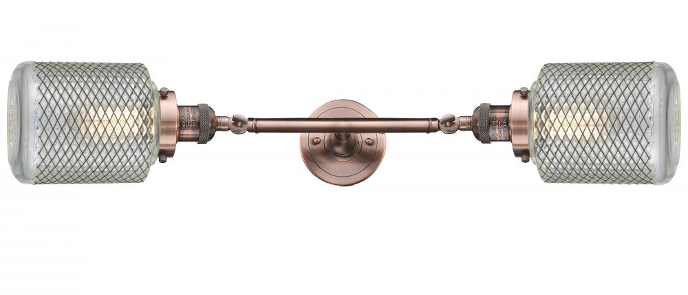 Stanton - 2 Light - 6 inch - Antique Copper - Bath Vanity Light