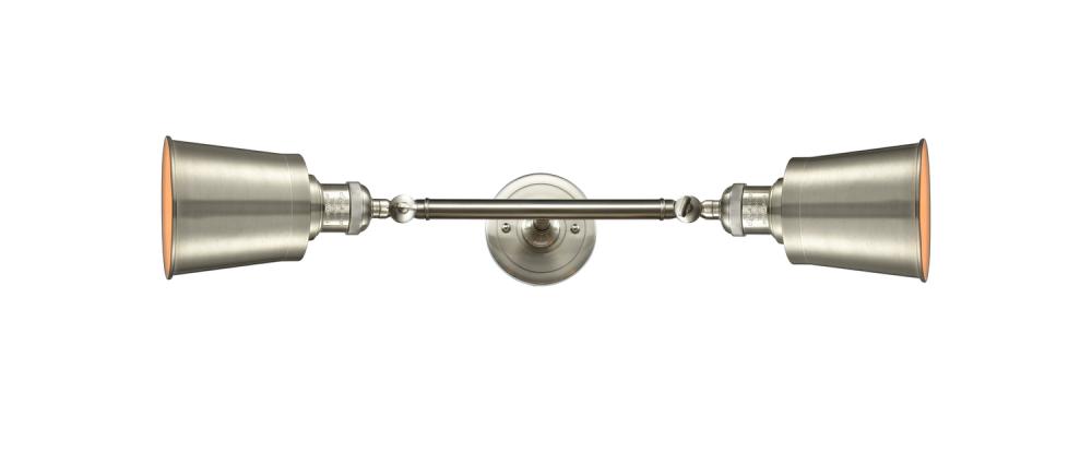 Addison - 2 Light - 5 inch - Brushed Satin Nickel - Bath Vanity Light