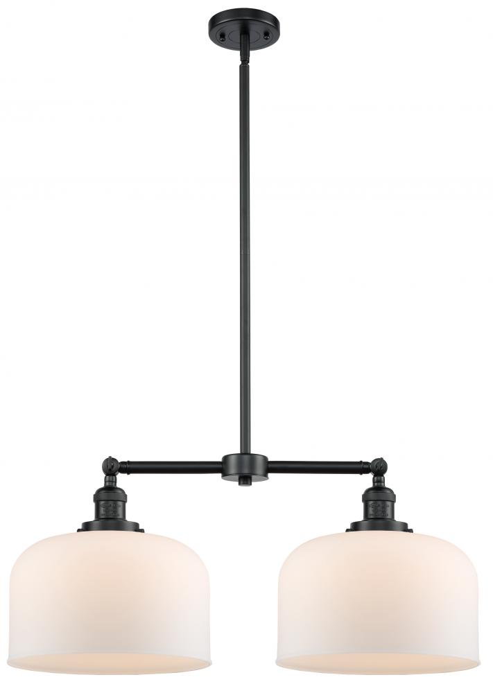 Bell - 2 Light - 21 inch - Oil Rubbed Bronze - Stem Hung - Island Light