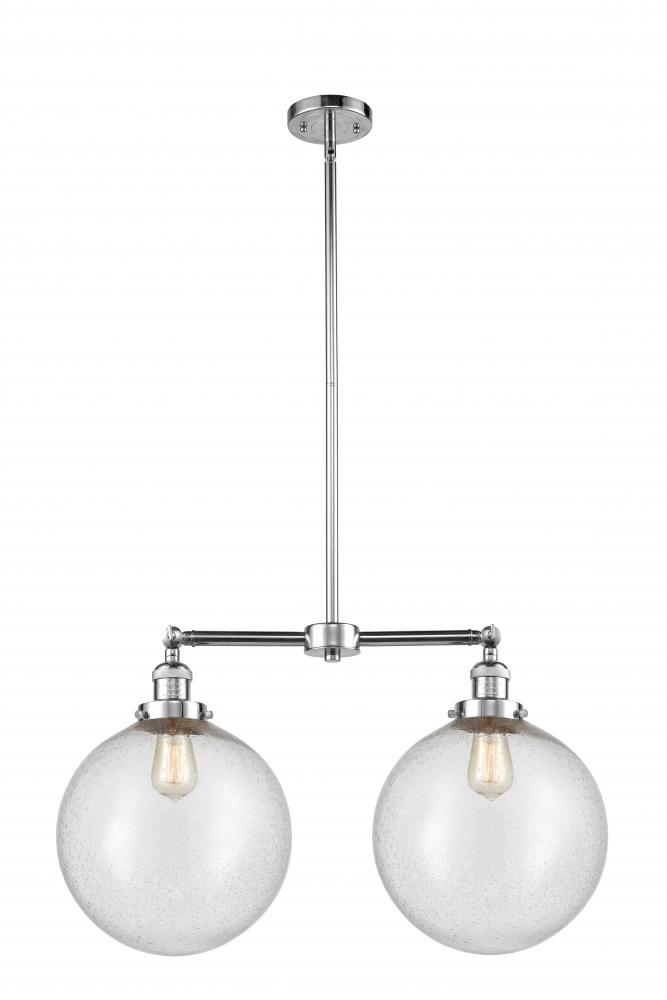 Beacon - 2 Light - 27 inch - Polished Chrome - Stem Hung - Island Light