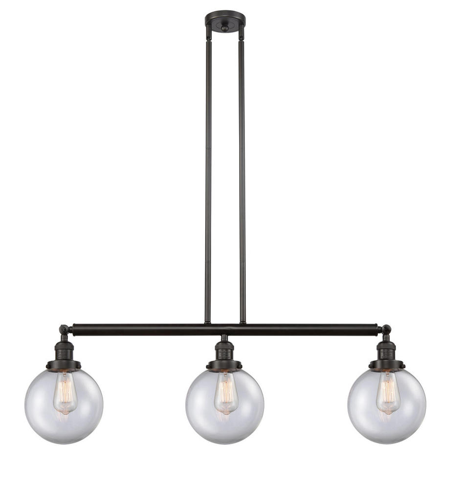 Beacon - 3 Light - 41 inch - Oil Rubbed Bronze - Stem Hung - Island Light