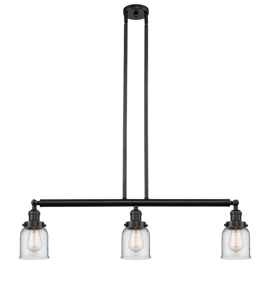 Bell - 3 Light - 38 inch - Oil Rubbed Bronze - Stem Hung - Island Light