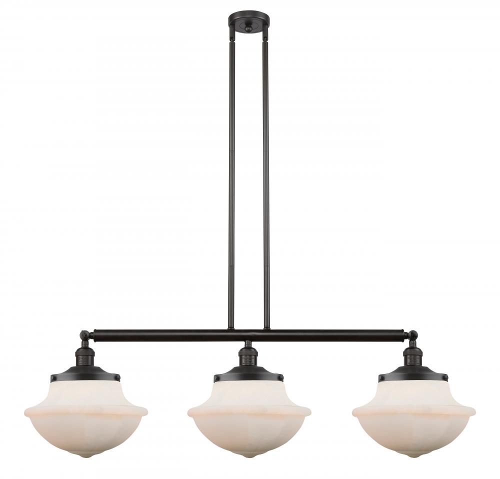 Oxford - 3 Light - 42 inch - Oil Rubbed Bronze - Stem Hung - Island Light