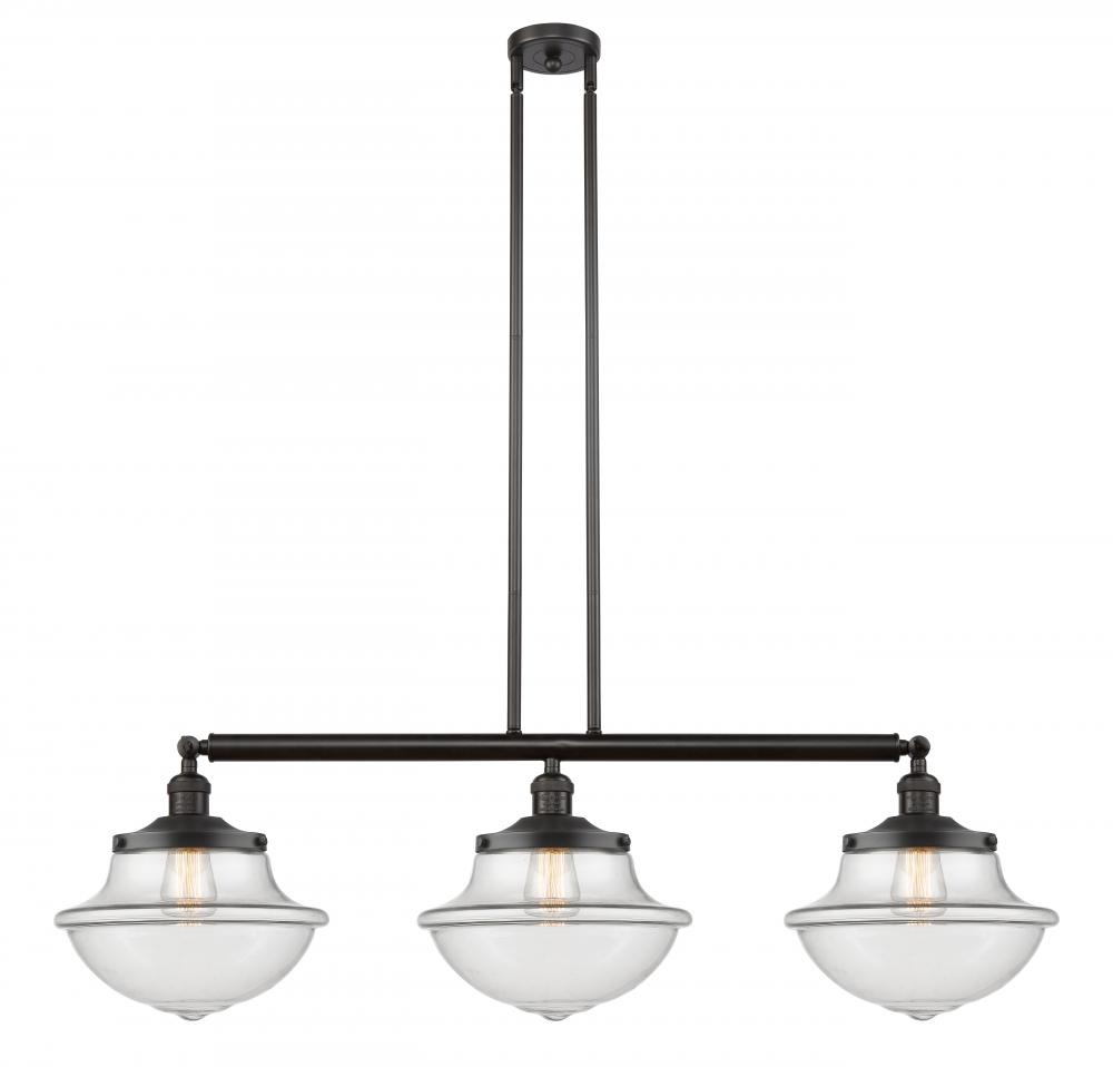 Oxford - 3 Light - 42 inch - Oil Rubbed Bronze - Stem Hung - Island Light