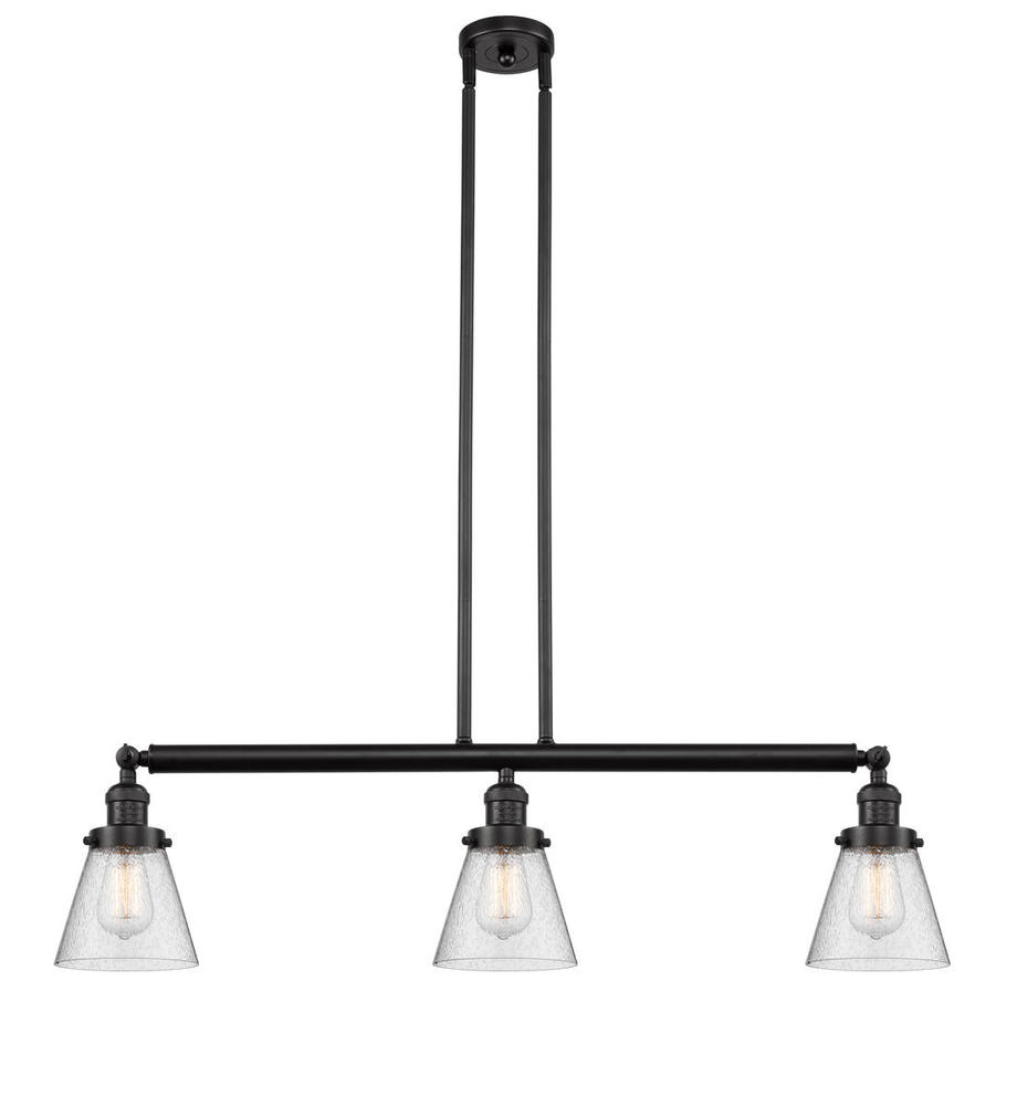 Cone - 3 Light - 39 inch - Oil Rubbed Bronze - Stem Hung - Island Light